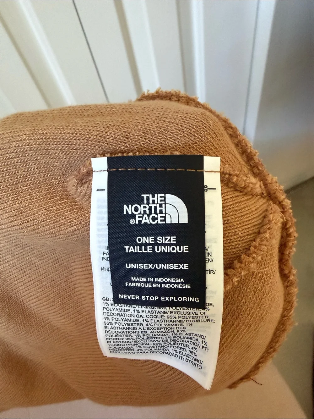 The North Face Men's Beanie in Camel/Tan